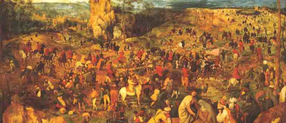 Le portement de croix – la passion du Christ vue par Bruegel
