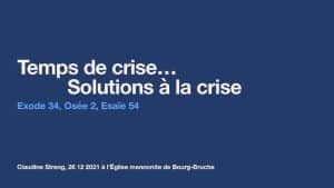 temps de crise