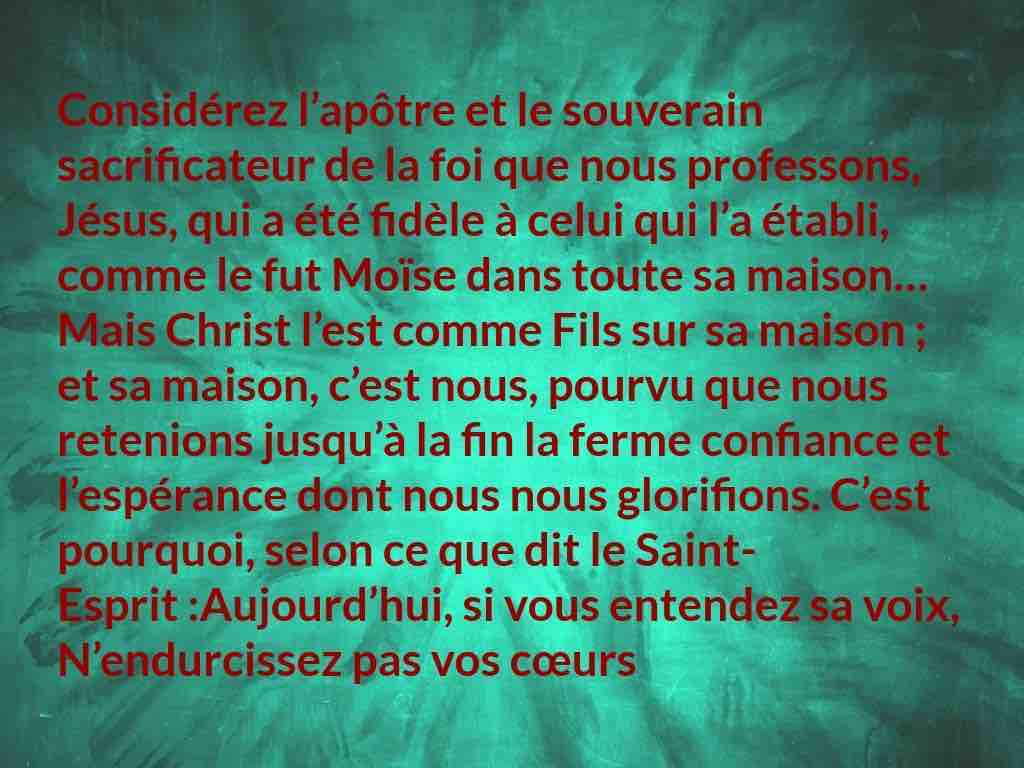 Nous sommes sa maison