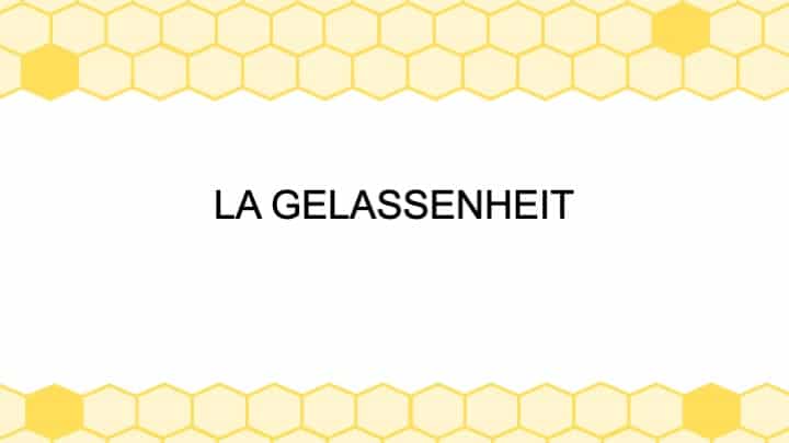 la Gelassenheit