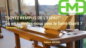 Lire la suite à propos de l’article « SOYEZ REMPLIS DE L&rsquo;ESPRIT »: OÙ EN SOMMES-NOUS AVEC LE SAINT-ESPRIT ? – Éphésiens 5:18