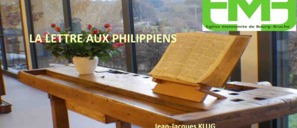 LA LETTRE AUX PHILIPPIENS