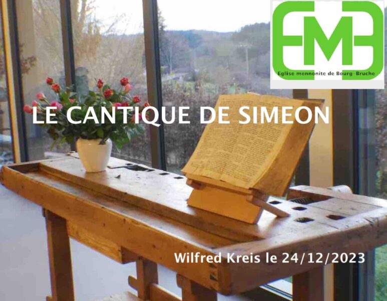 le cantique de Simeon
