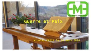 Lire la suite à propos de l’article GUERRE ET PAIX