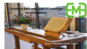 Lire la suite à propos de l’article COMMENT DIEU NOUS AIDE-T-IL A PROTÉGER LES PLUS PAUVRES