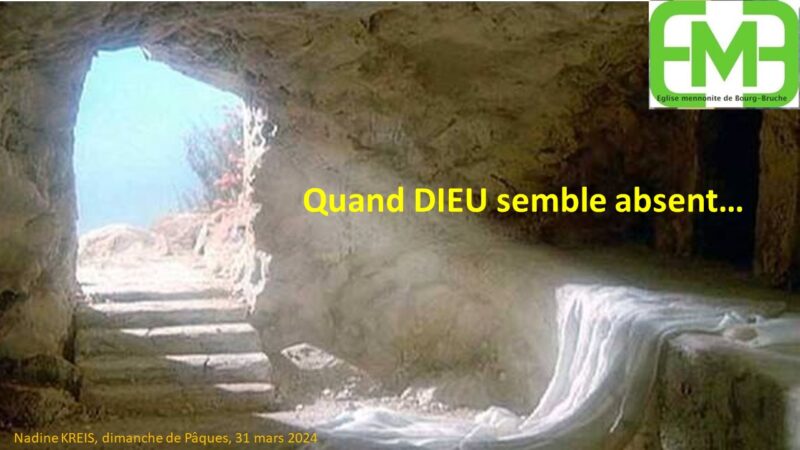 You are currently viewing QUAND DIEU SEMBLE ABSENT