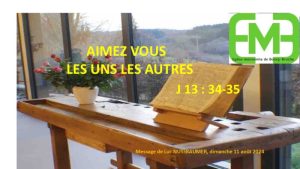 aimez-vous les uns les autres