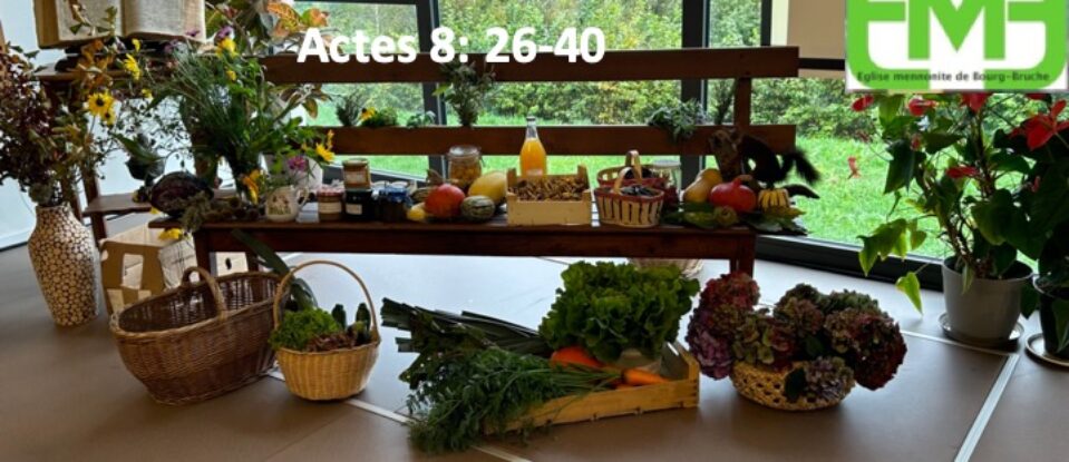 UNE MOISSON SPIRITUELLE