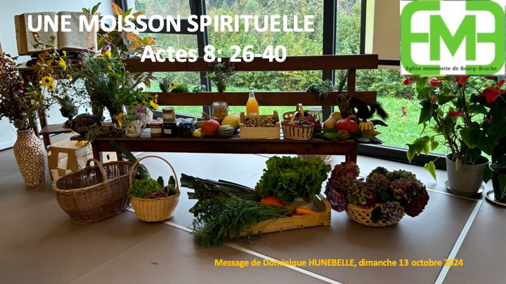un moisson spirituelle