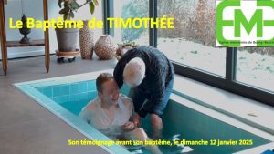 Lire la suite à propos de l’article LE TÉMOIGNAGE DE TIMOTHÉE AVANT SON BAPTÊME