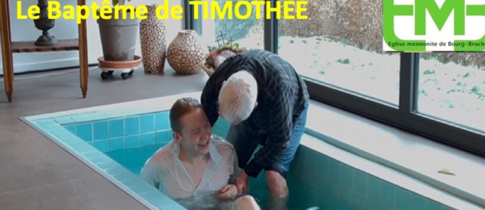LE TÉMOIGNAGE DE TIMOTHÉE AVANT SON BAPTÊME