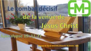 Lire la suite à propos de l’article Le combat décisif de la venue de JÉSUS CHRIST