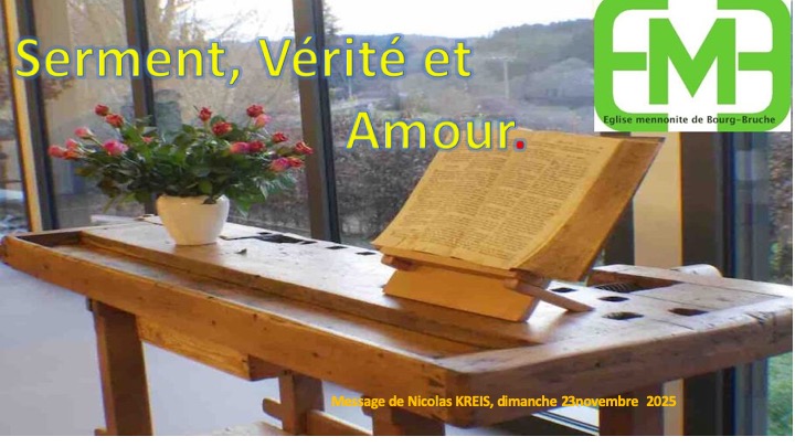 You are currently viewing SERMENT, VÉRITÉ et AMOUR