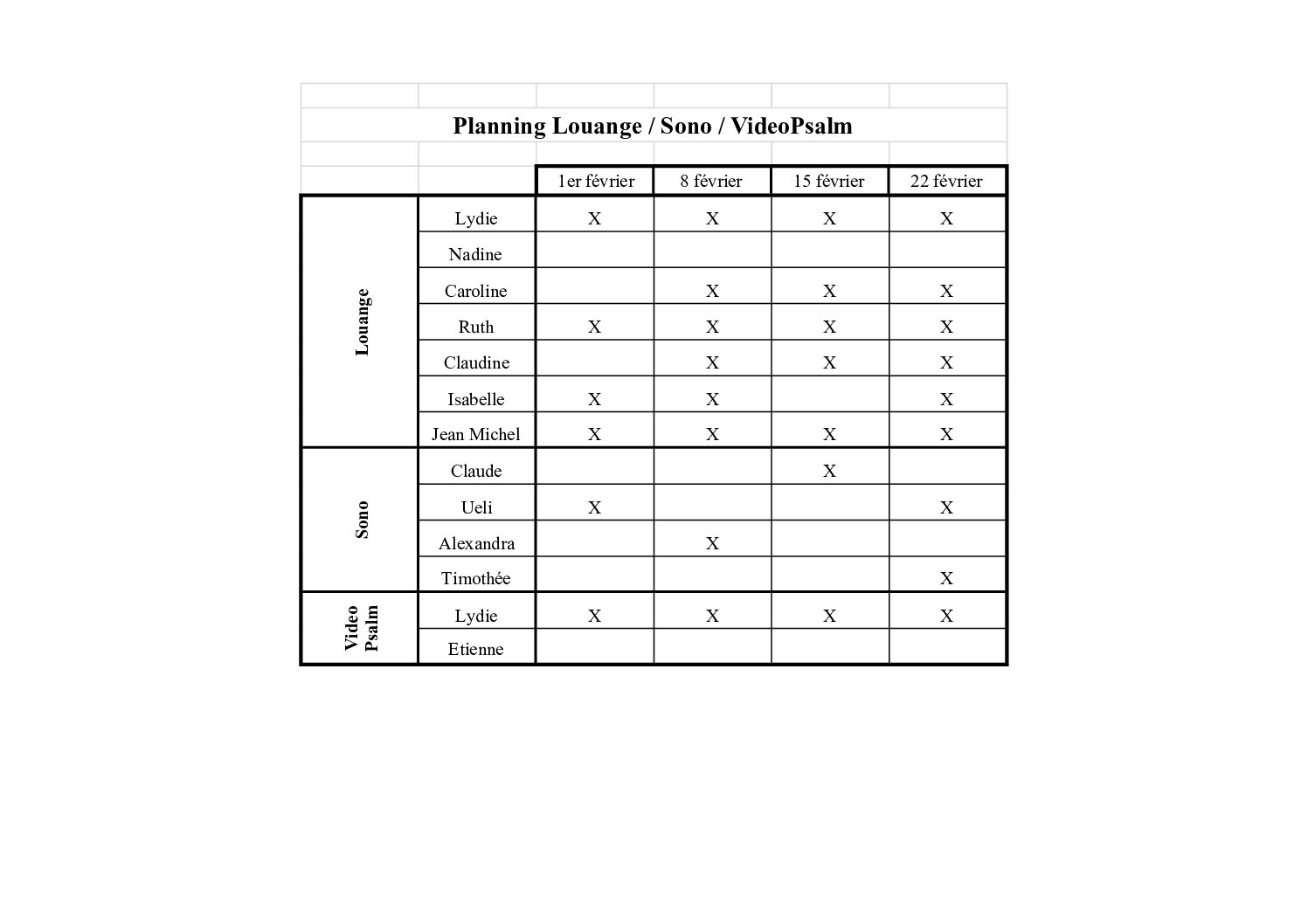 You are currently viewing planning louange sono février 2026